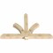Ekena Millwork Redmond Rough Sawn Timber Gable Bracket, Douglas Fir, 84"W x 56"H x 6"D x 6"F, 16/12 Pitch GBW084X56X0606RED00RDF - alternate 5